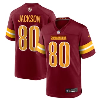 Men's Nike Tyree Jackson Burgundy Washington Commanders Team Game Jersey
