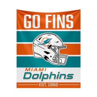 Imperial Miami Dolphins 51" x 60" Established Date Tapestry