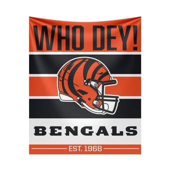 Imperial Cincinnati Bengals 51" x 60" Established Date Tapestry