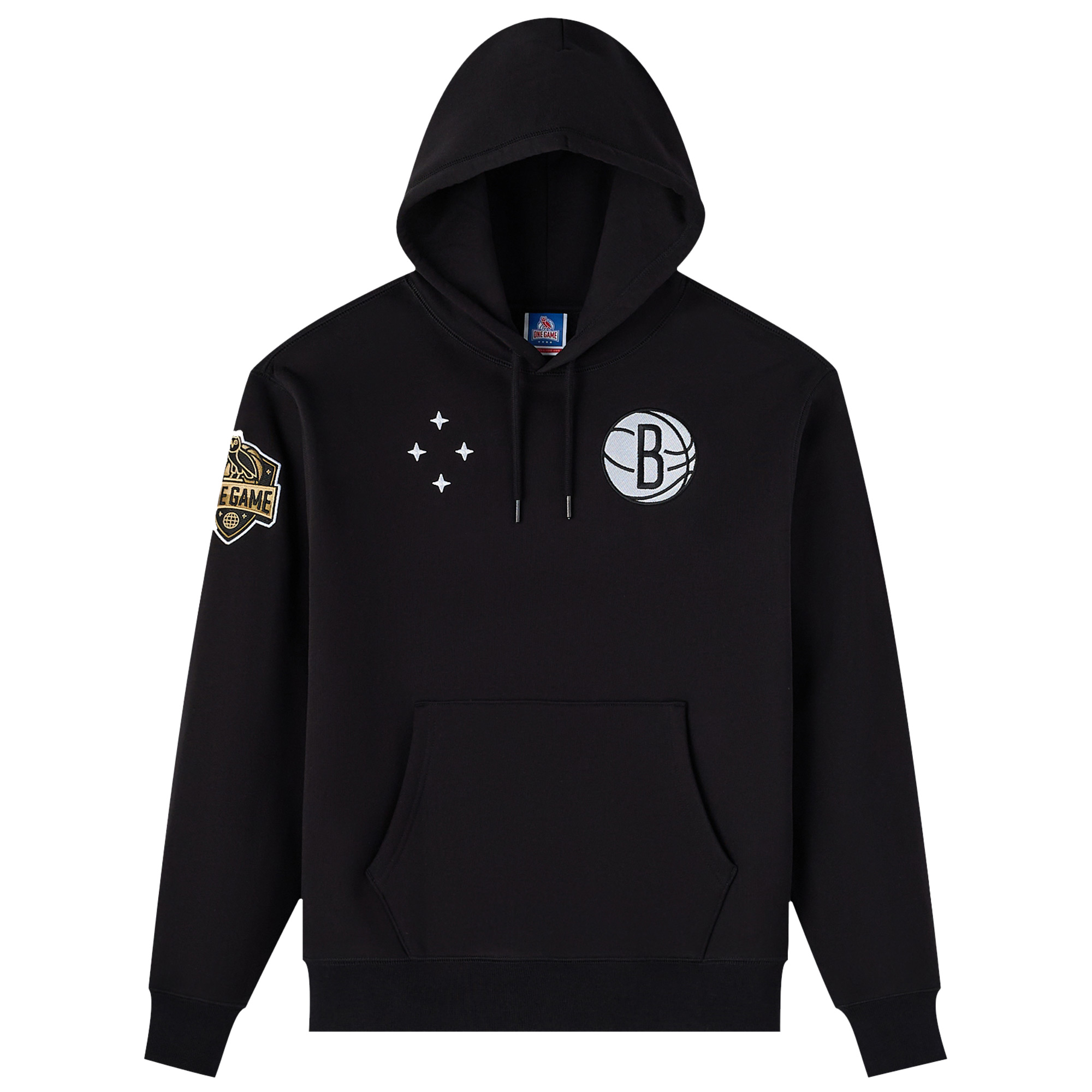 Men’s OVO x NBA Black Brooklyn Nets Fleece Hoodie Men’s OVO x NBA Black Brooklyn Nets Fleece Hoodie