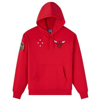 Men's OVO x NBA  Red Chicago Bulls Fleece Hoodie
