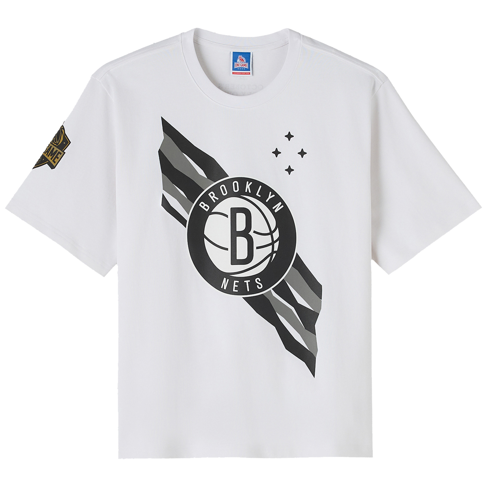 Men’s OVO x NBA White Brooklyn Nets Heavyweight T-Shirt Men’s OVO x NBA White Brooklyn Nets Heavyweight T-Shirt