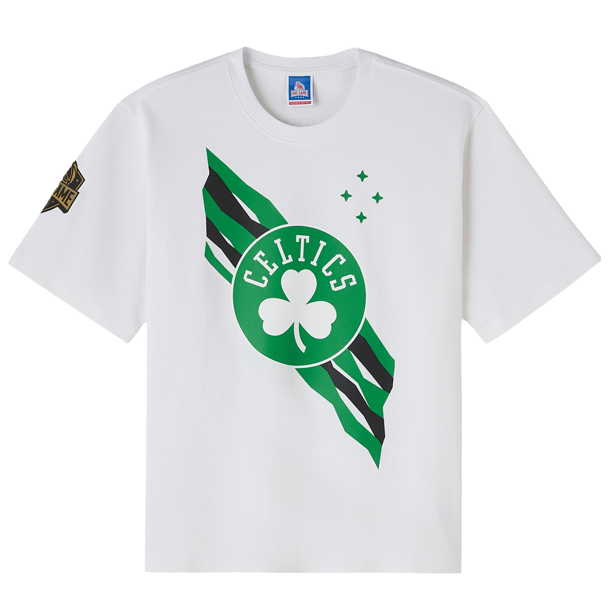Men’s OVO x NBA White Boston Celtics Heavyweight T-Shirt Men’s OVO x NBA White Boston Celtics Heavyweight T-Shirt
