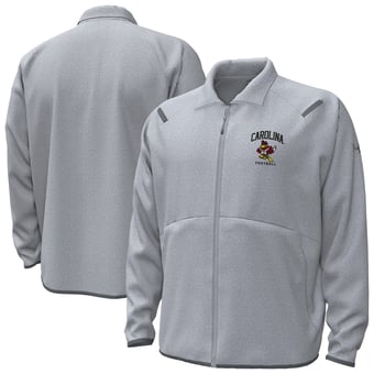 Men's Under Armour  Gray South Carolina Gamecocks Unstoppable Fleece Full-Zip Track Jacket