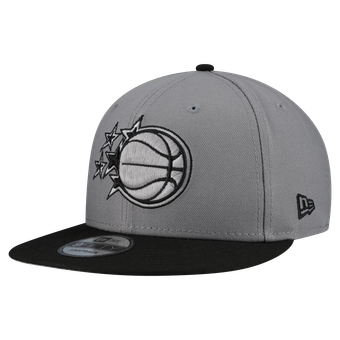 Men's New Era  Gray Orlando Magic Core Logo Storm Gray Two-Tone 9FIFTY Snapback Hat