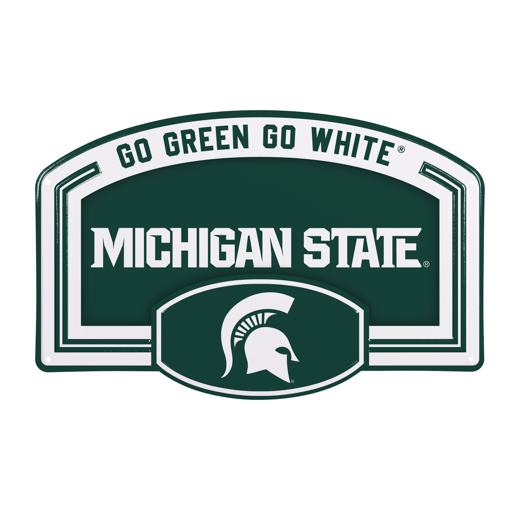 Michigan State Spartans 11″ x 17″ Embossed USA Steel Buckle Wall Sign Michigan State Spartans 11″ x 17″ Embossed USA Steel Buckle Wall Sign