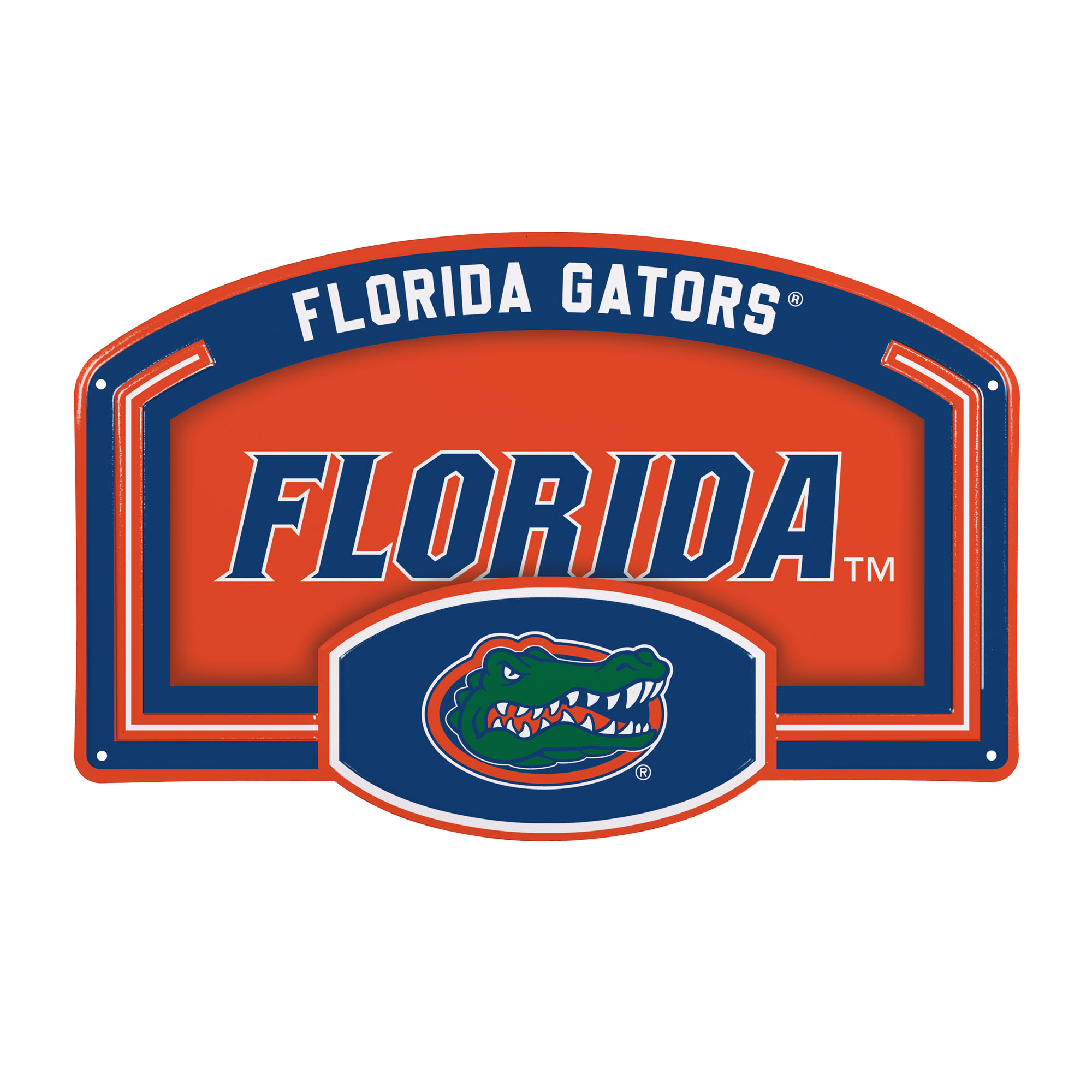 Florida Gators 11" x 17" Embossed USA Steel Buckle Wall Sign