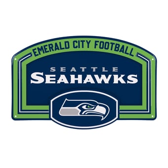 Seattle Seahawks 11" x 17" Embossed USA Steel Buckle Wall Sign