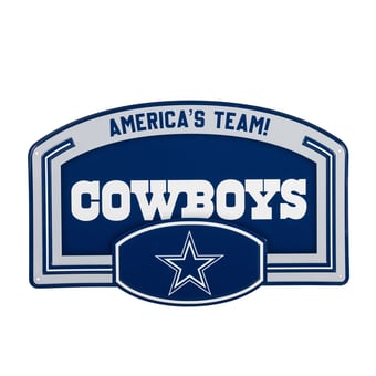Dallas Cowboys 11" x 17" Embossed USA Steel Buckle Wall Sign