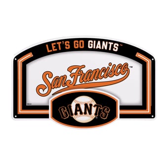 San Francisco Giants 11" x 17" Embossed USA Steel Buckle Wall Sign
