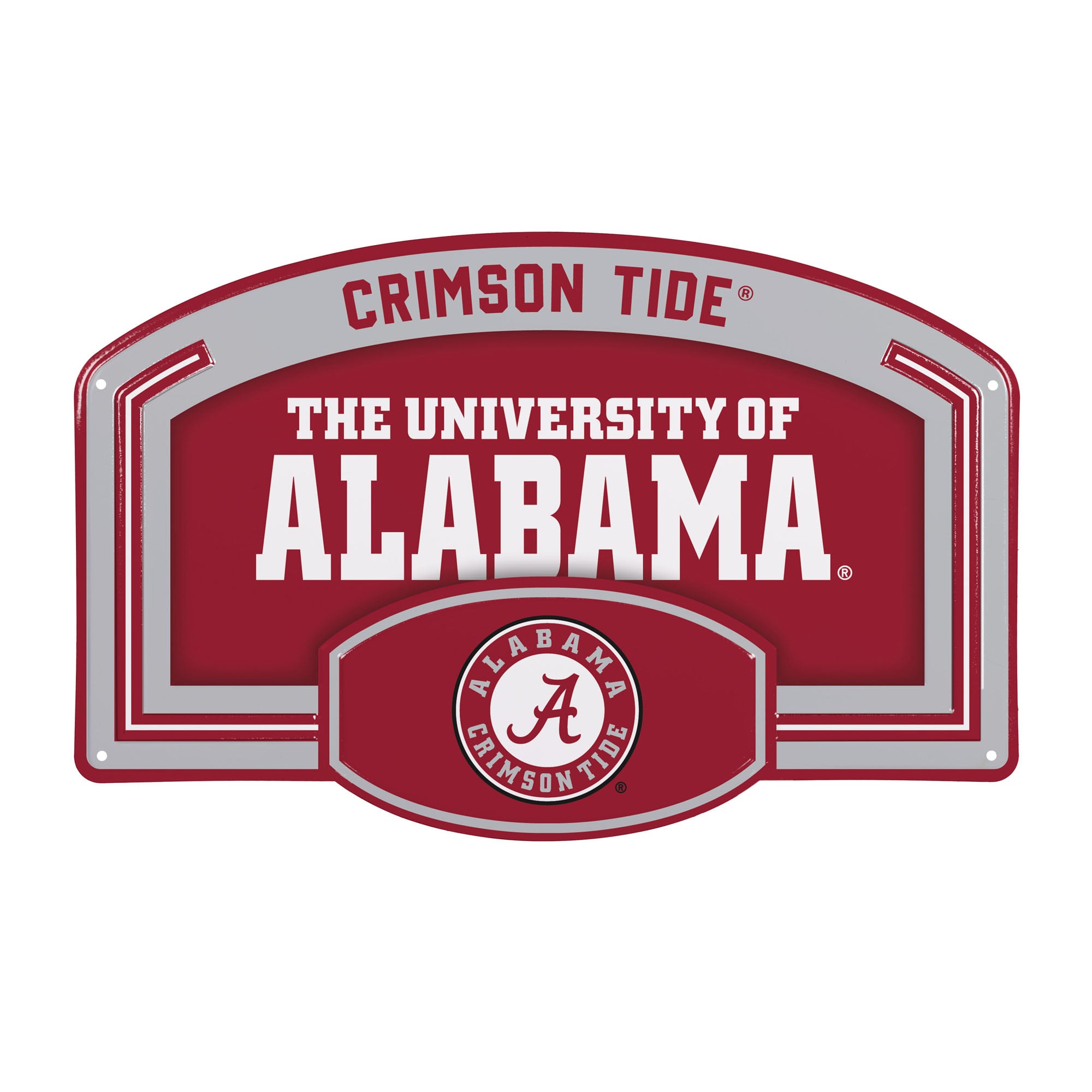 Alabama Crimson Tide 11" x 17" Embossed USA Steel Buckle Wall Sign
