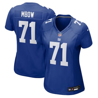 Women's Nike Marcus Mbow  Royal New York Giants Team Game Jersey