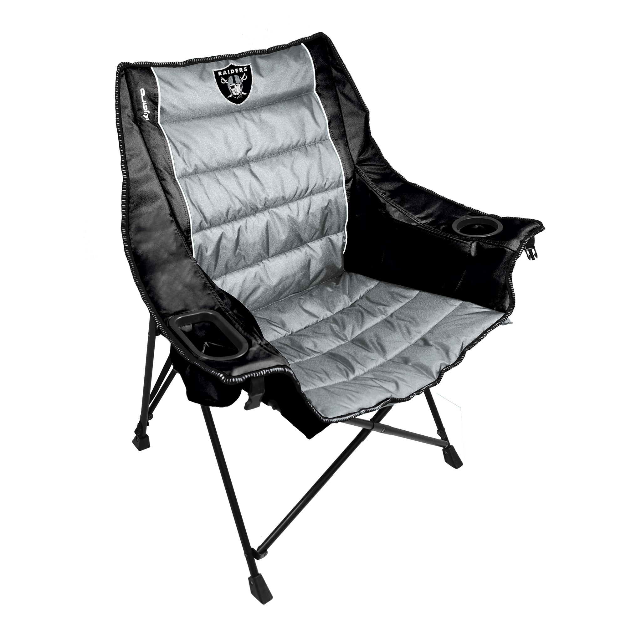 Kijaro Las Vegas Raiders Quilted Club Pro Chair