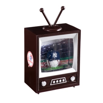 "New York Yankees 8"" Vintage TV Water Globe Lantern with Mascot"