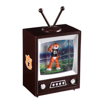"Auburn Tigers 8"" Vintage TV Water Globe Lantern with Mascot"