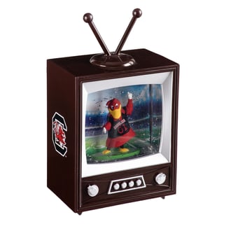 "South Carolina Gamecocks 8"" Vintage TV Water Globe Lantern with Mascot"