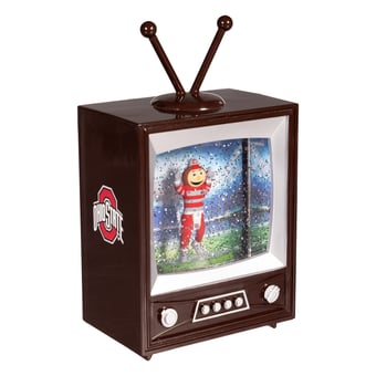 "Ohio State Buckeyes 8"" Vintage TV Water Globe Lantern with Mascot"