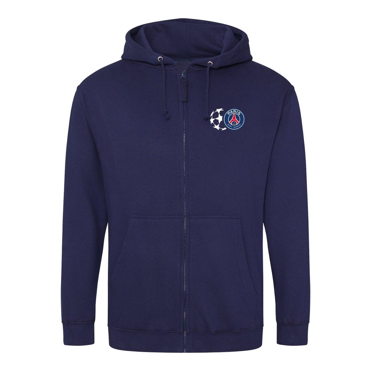 Sweat à capuche zippé PSG UCL 25/26 - Bleu