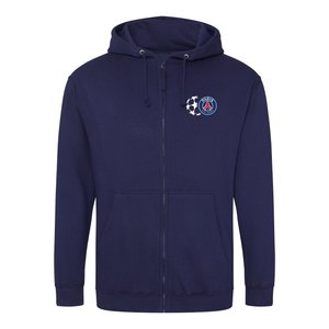 Sweat à capuche zippé PSG UCL 25/26 - Bleu, vue 1