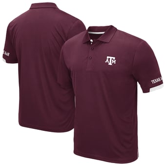 Men's Colosseum Maroon Texas A&M Aggies Big & Tall Santry Polo