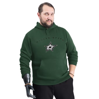 Men's G-III Sports by Carl Banks Kelly Green Dallas Stars Adaptive Classic Team Arc Fleece Hoodie