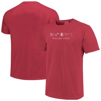 Women's  Garnet Florida State Seminoles Comfort Colors T-Shirt