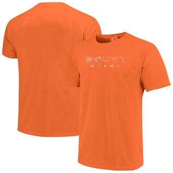 Women's  Orange Miami Hurricanes Comfort Colors T-Shirt