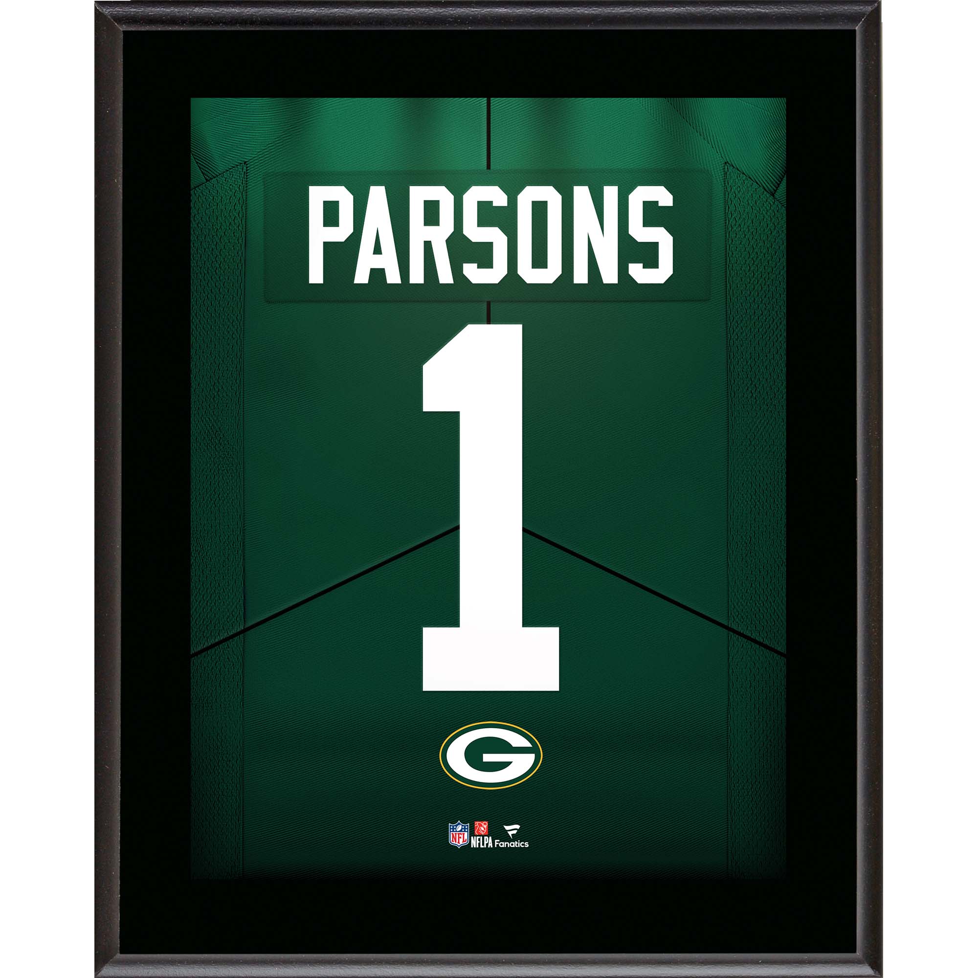 Micah Parsons Green Bay Packers 10.5" x 13" Jersey Number Sublimated Player Plaque