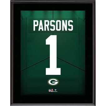 Micah Parsons Green Bay Packers 10.5" x 13" Jersey Number Sublimated Player Plaque