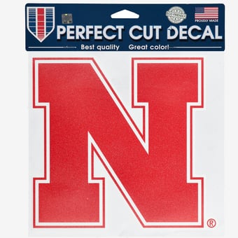 "WinCraft  Nebraska Huskers 8"" x 8"" Color Car Decal"