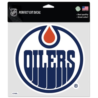 "WinCraft  Edmonton Oilers 8"" x 8"" Color Car Decal"
