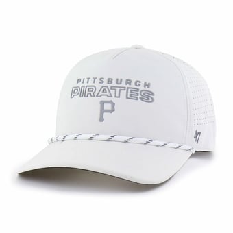 Men's '47  White Pittsburgh Pirates Forward Vault Hitch Adjustable Hat