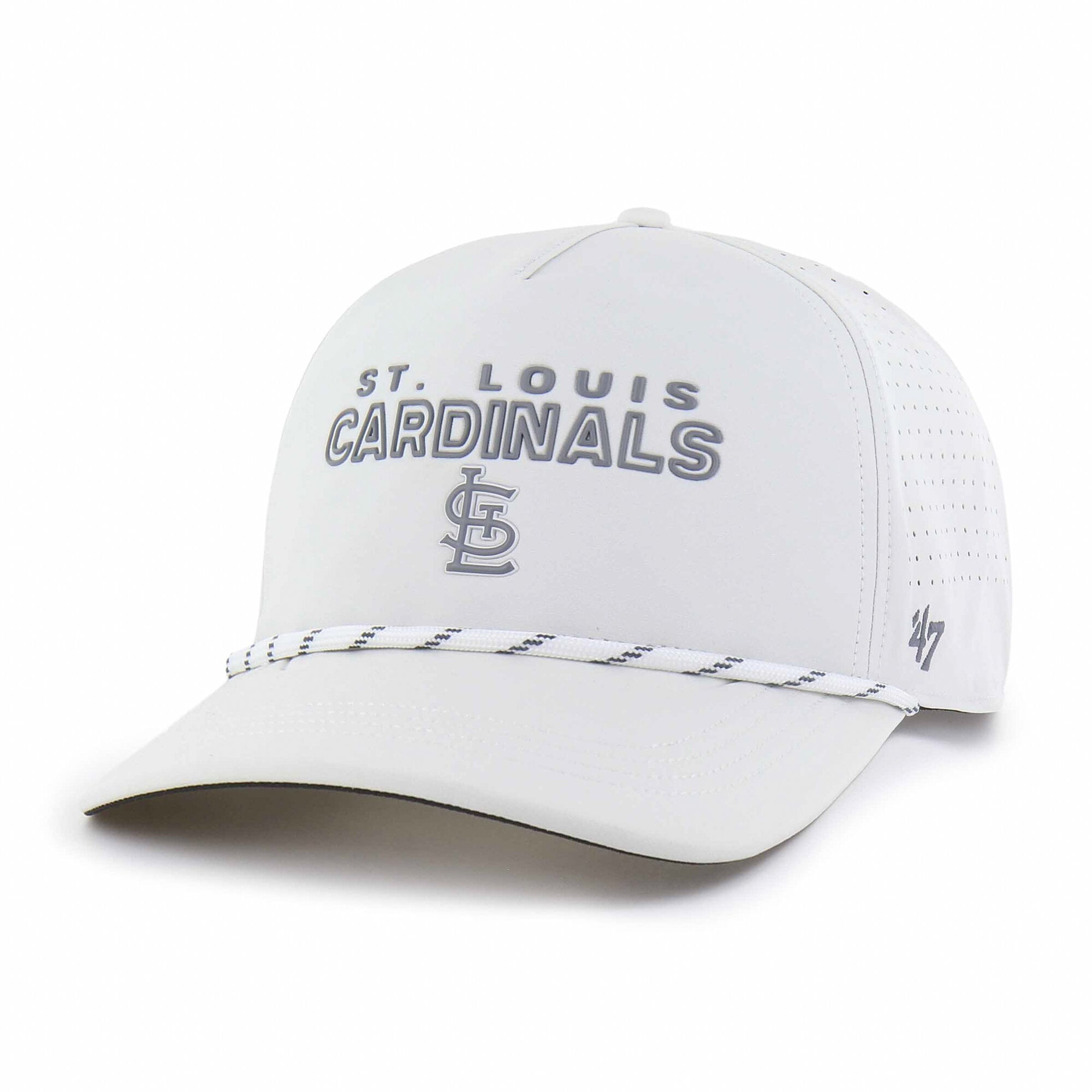 Men's '47  White St. Louis Cardinals Forward Vault Hitch Adjustable Hat