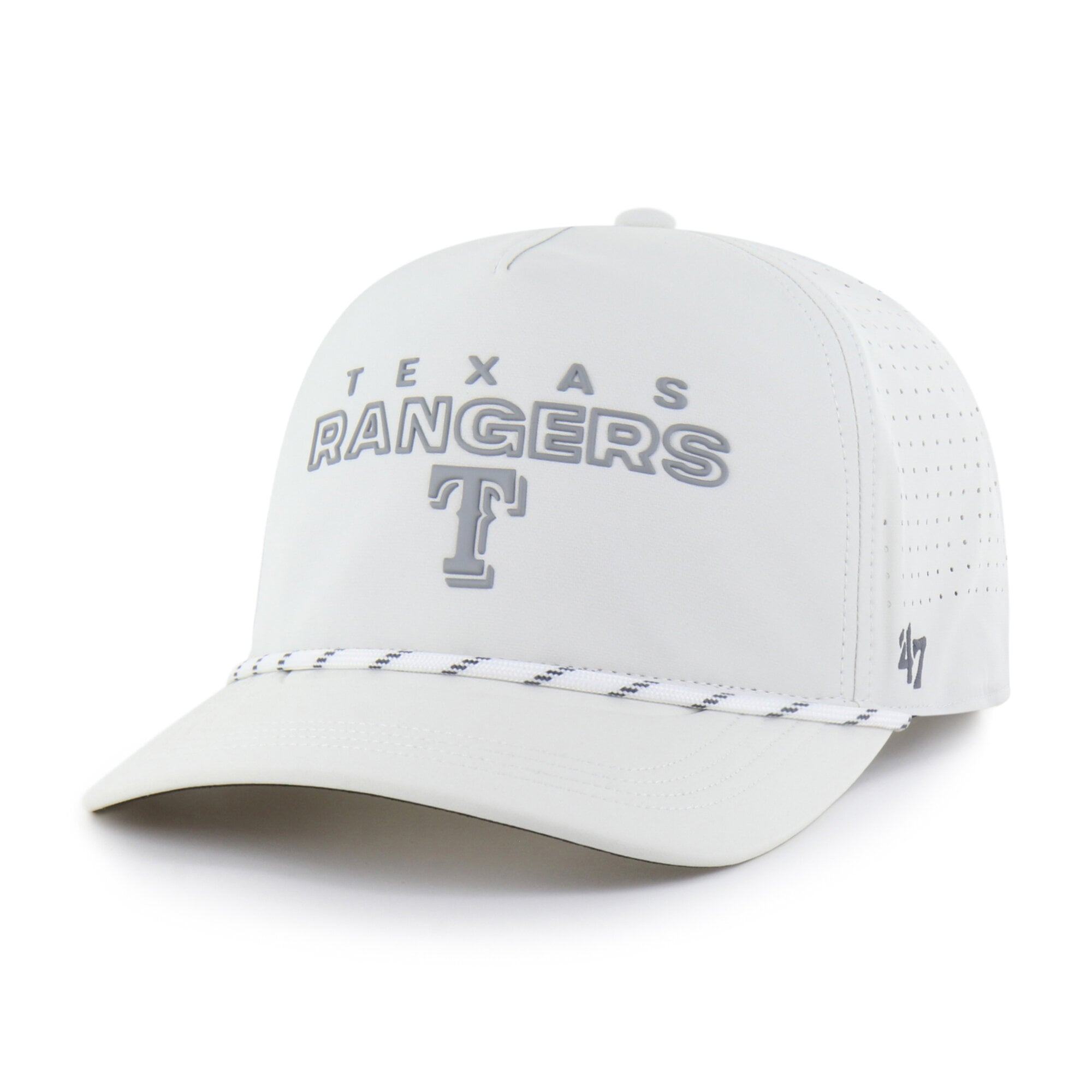 Men's '47  White Texas Rangers Forward Vault Hitch Adjustable Hat
