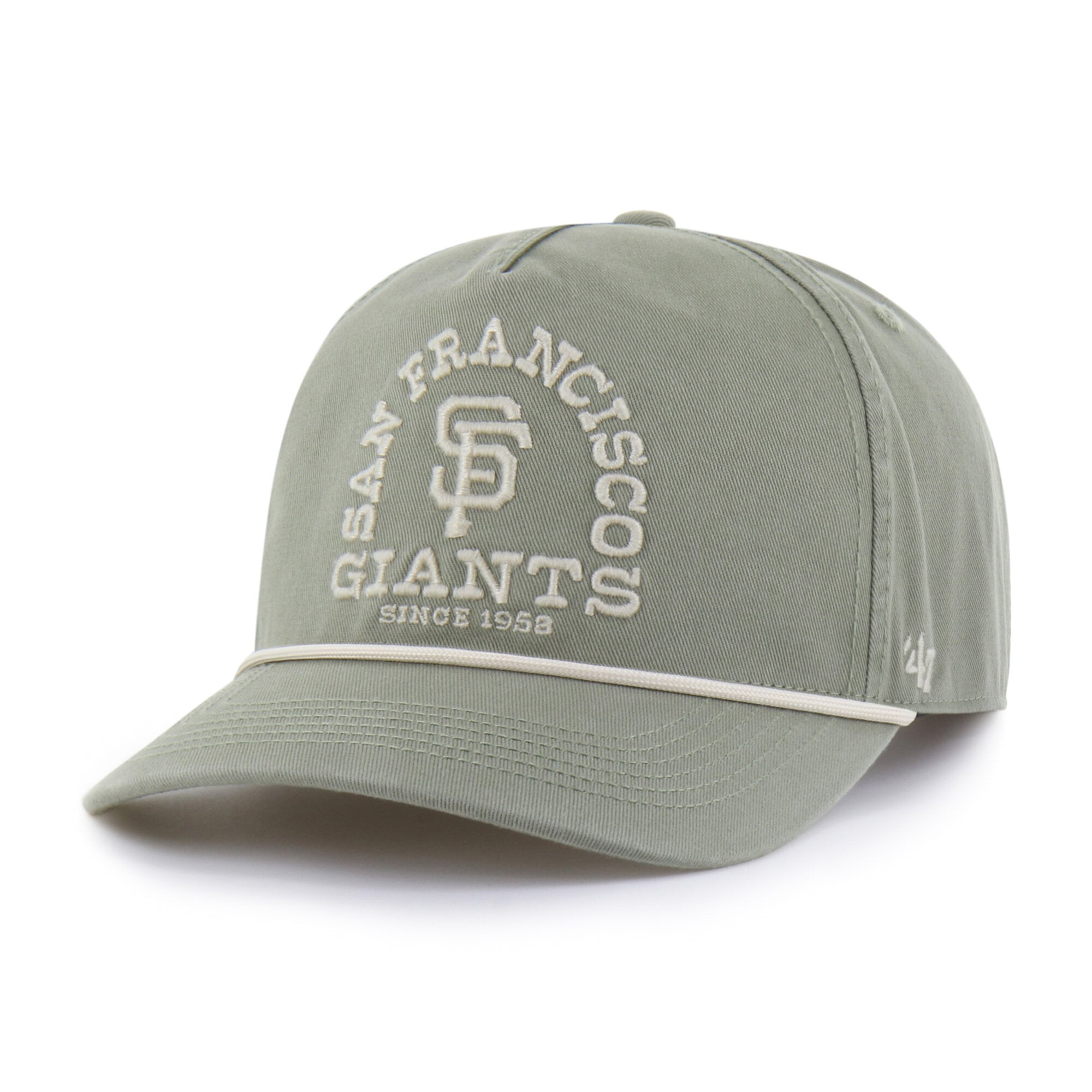 Men's '47  Olive San Francisco Giants Canyon Ranchero Hitch Adjustable Hat