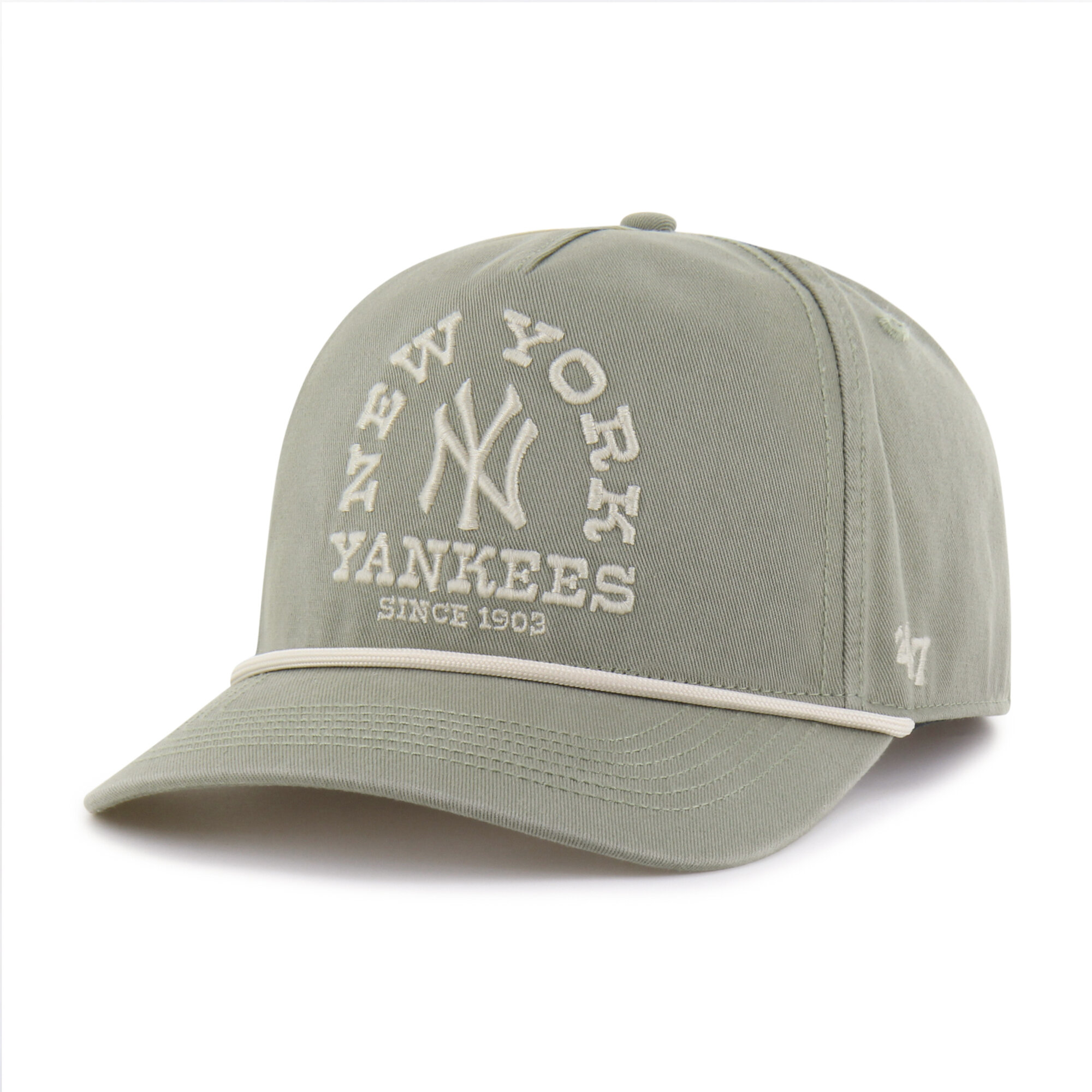 Men's '47  Olive New York Yankees Canyon Ranchero Hitch Adjustable Hat