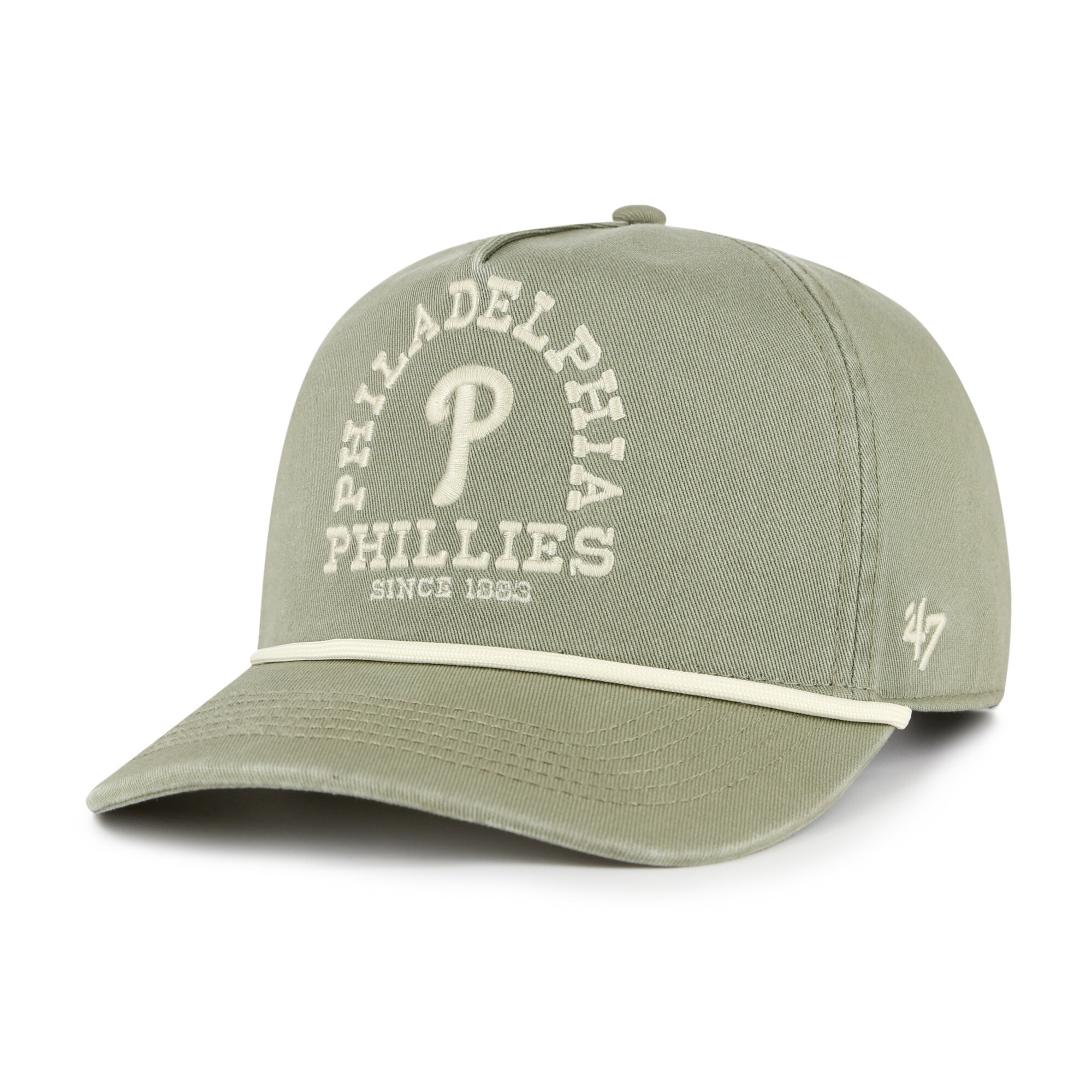 Men's '47  Olive Philadelphia Phillies Canyon Ranchero Hitch Adjustable Hat