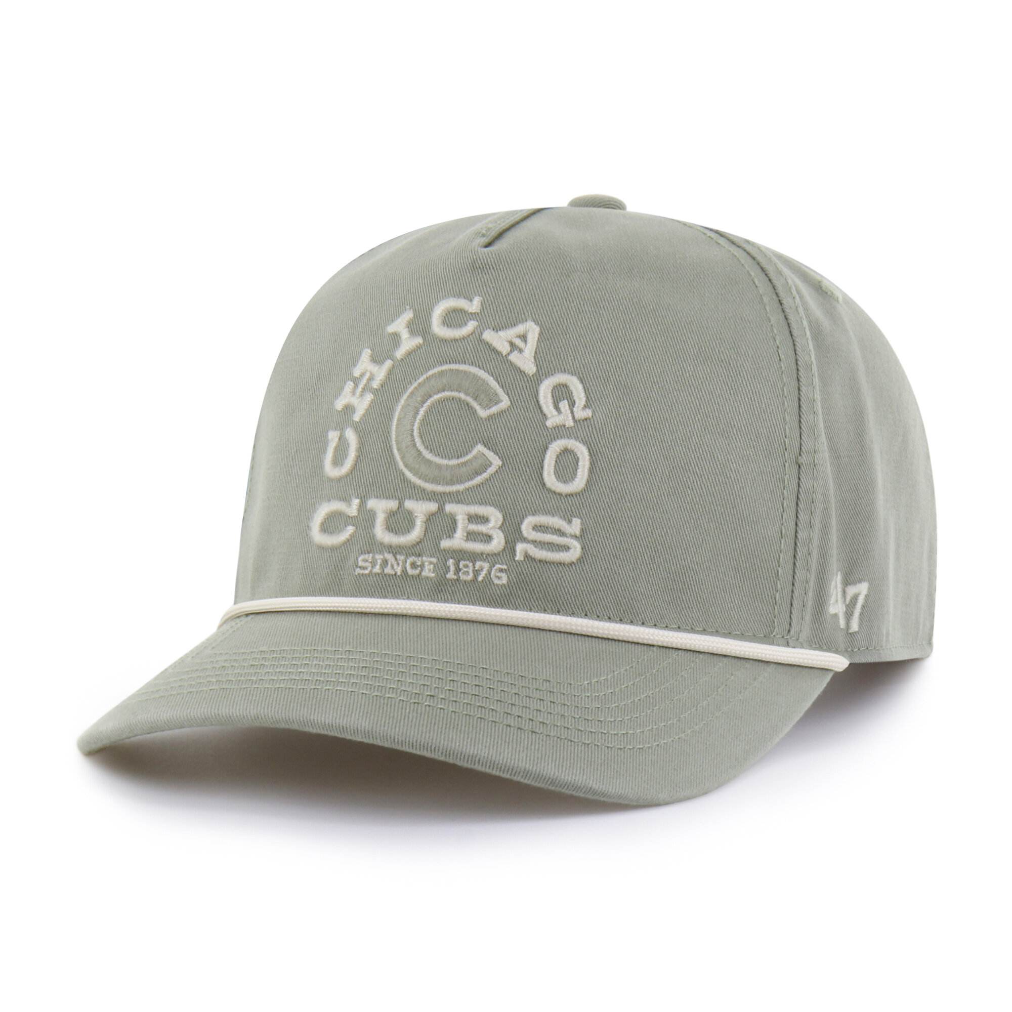 Men's '47  Olive Chicago Cubs Canyon Ranchero Hitch Adjustable Hat
