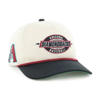 Men's '47 Natural/Black Arizona Diamondbacks Frame Out Hitch Adjustable Hat