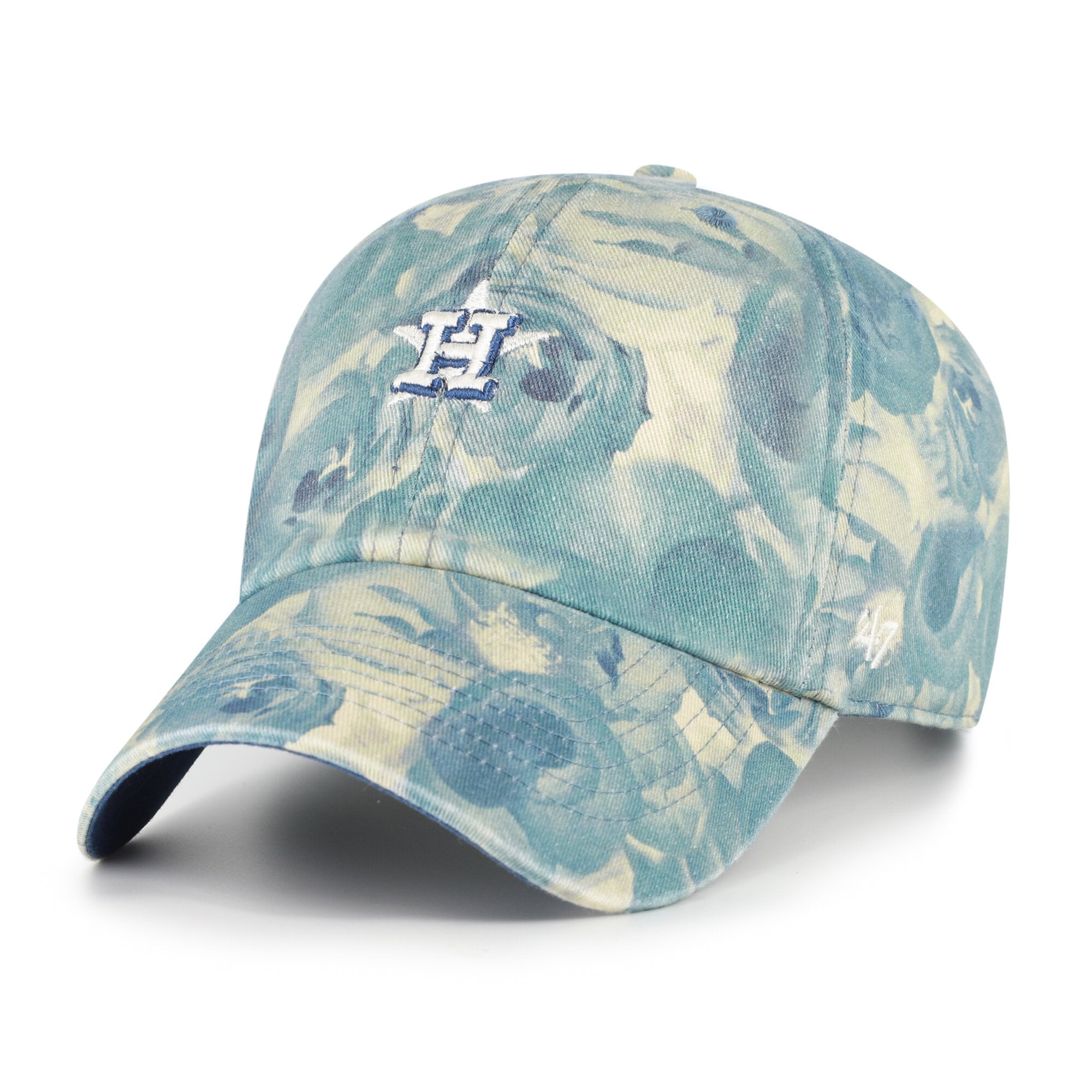 Women's '47  Blue Houston Astros Gardenia Clean Up Adjustable Hat