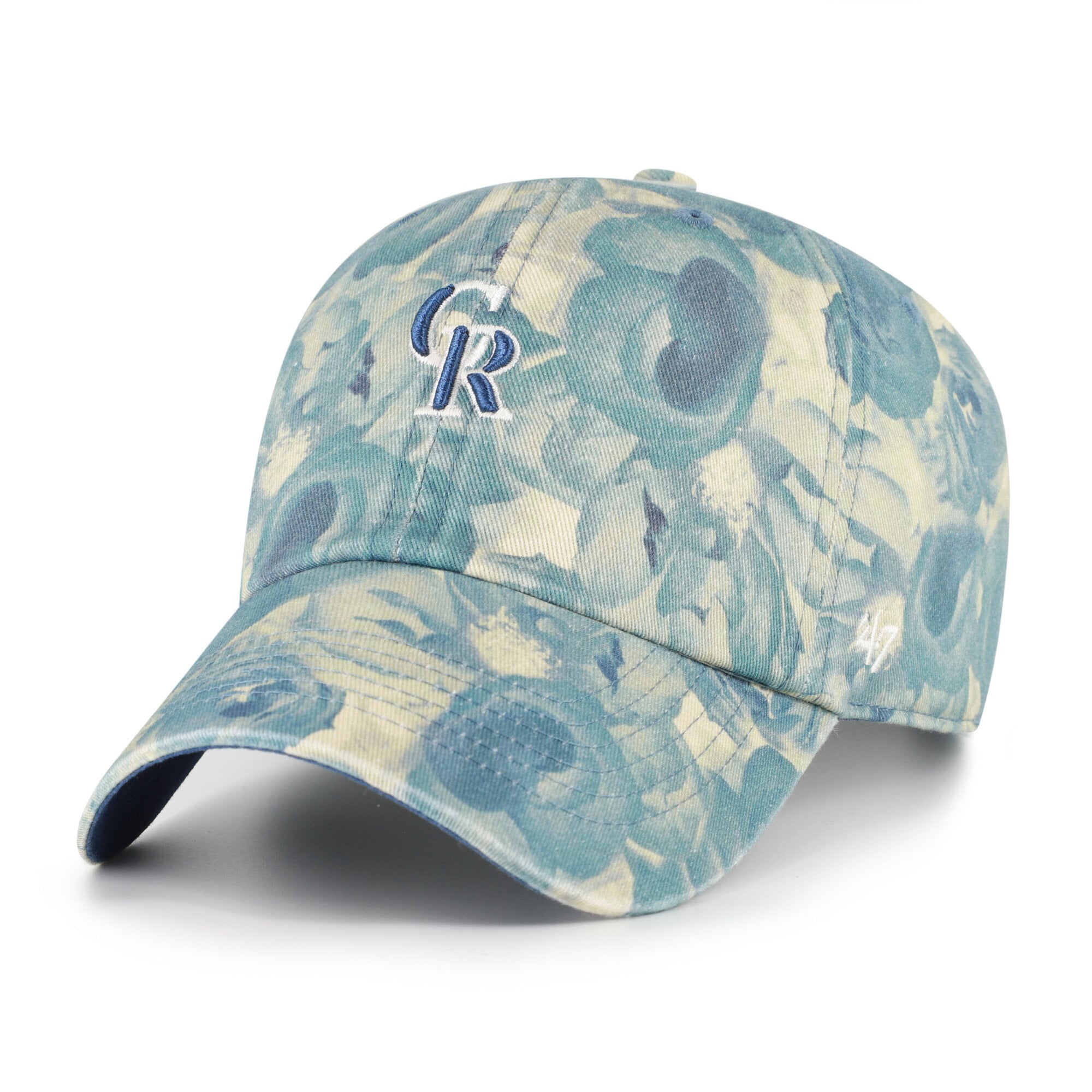 Women's '47  Blue Colorado Rockies Gardenia Clean Up Adjustable Hat