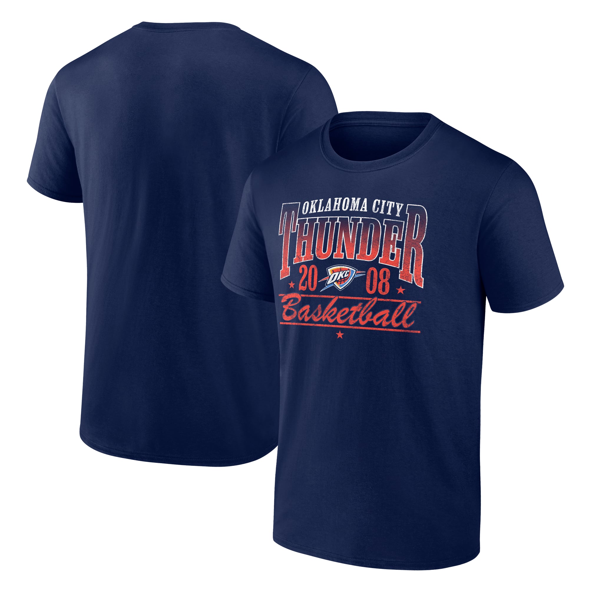 Men's Navy Oklahoma City Thunder Give and Go Play T-Shirt