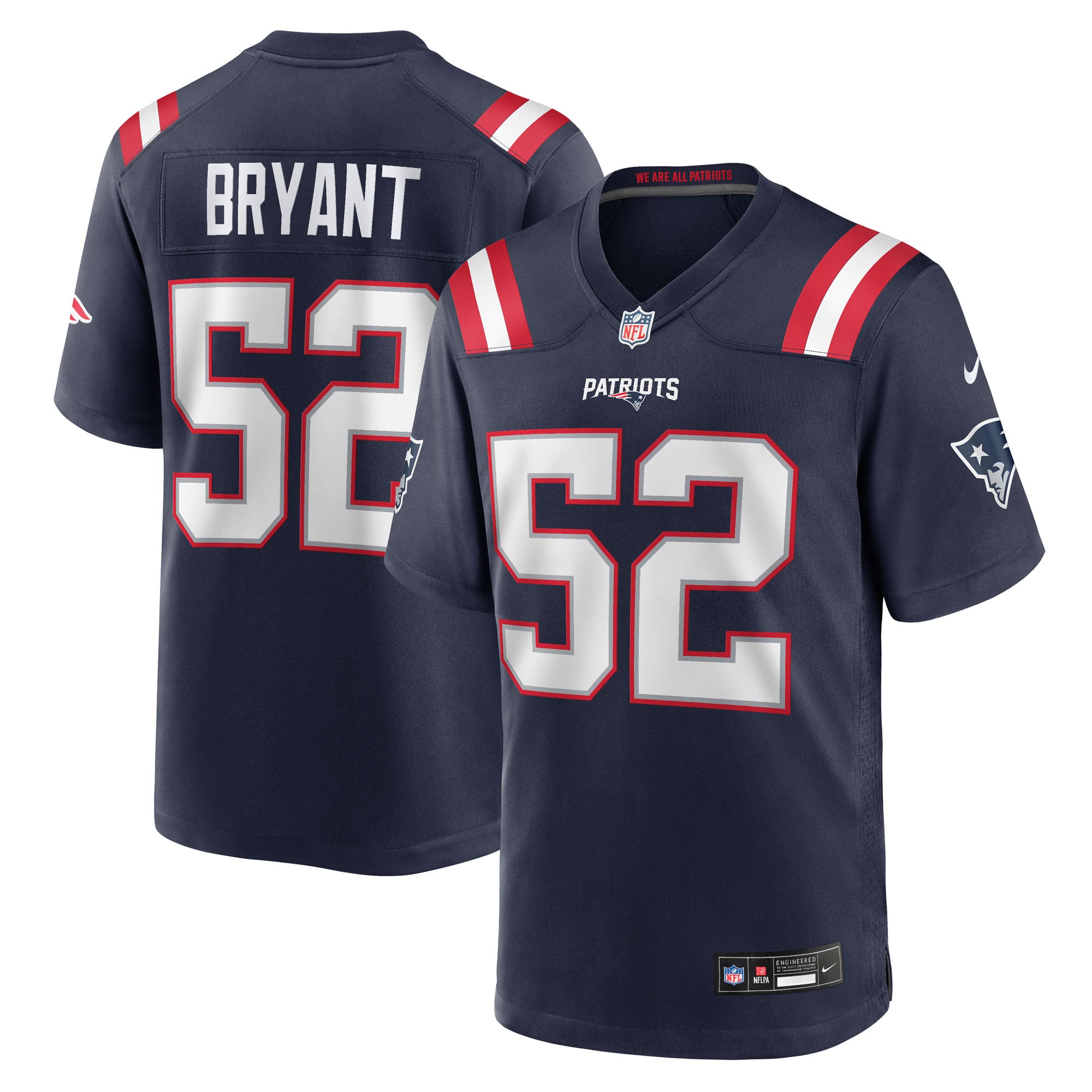 Men’s Nike Marcus Bryant Navy New England Patriots Team Game Jersey Men’s Nike Marcus Bryant Navy New England Patriots Team Game Jersey