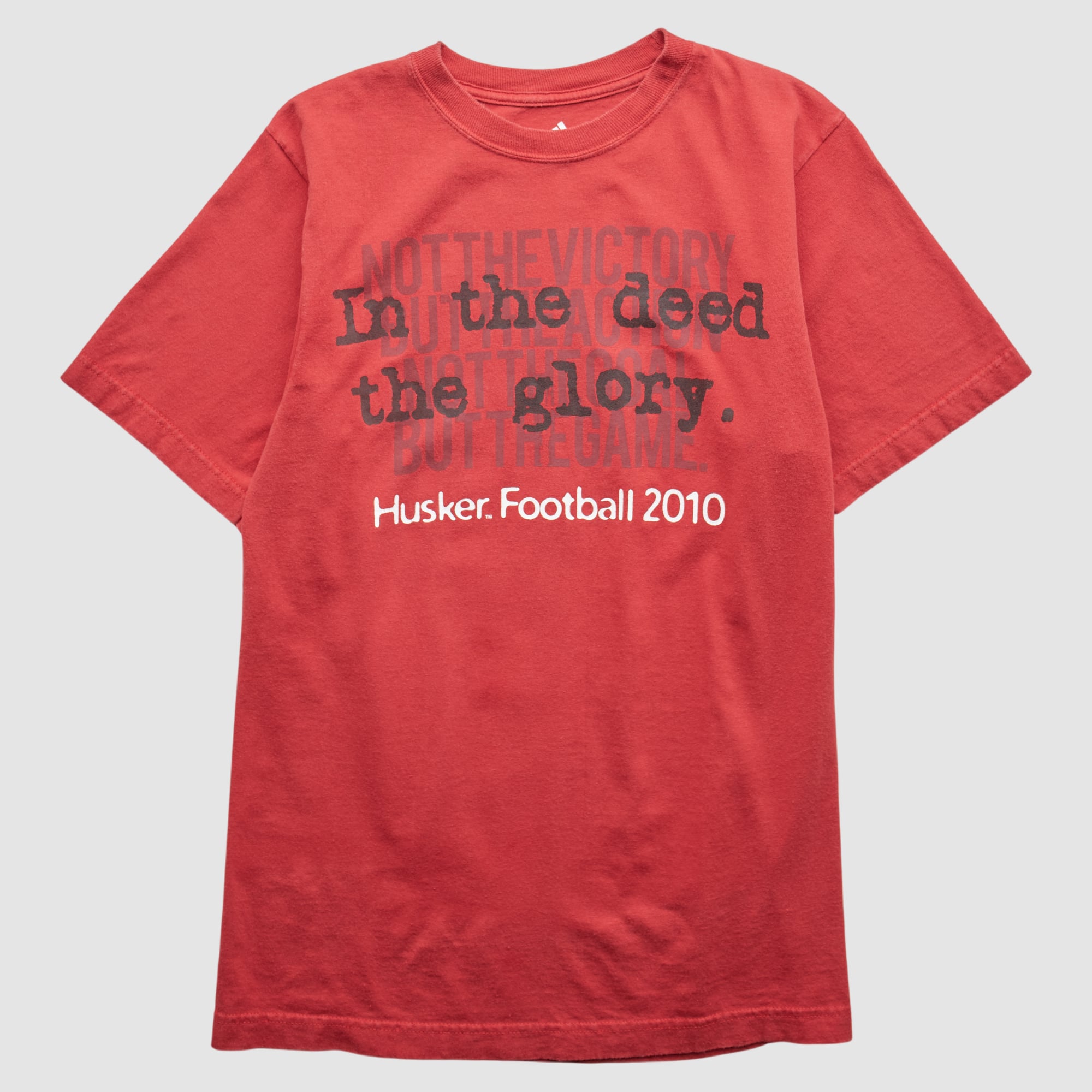 Nebraska Huskers Adidas 2010 T-Shirt - Red - S by Fanatics Real Vintage