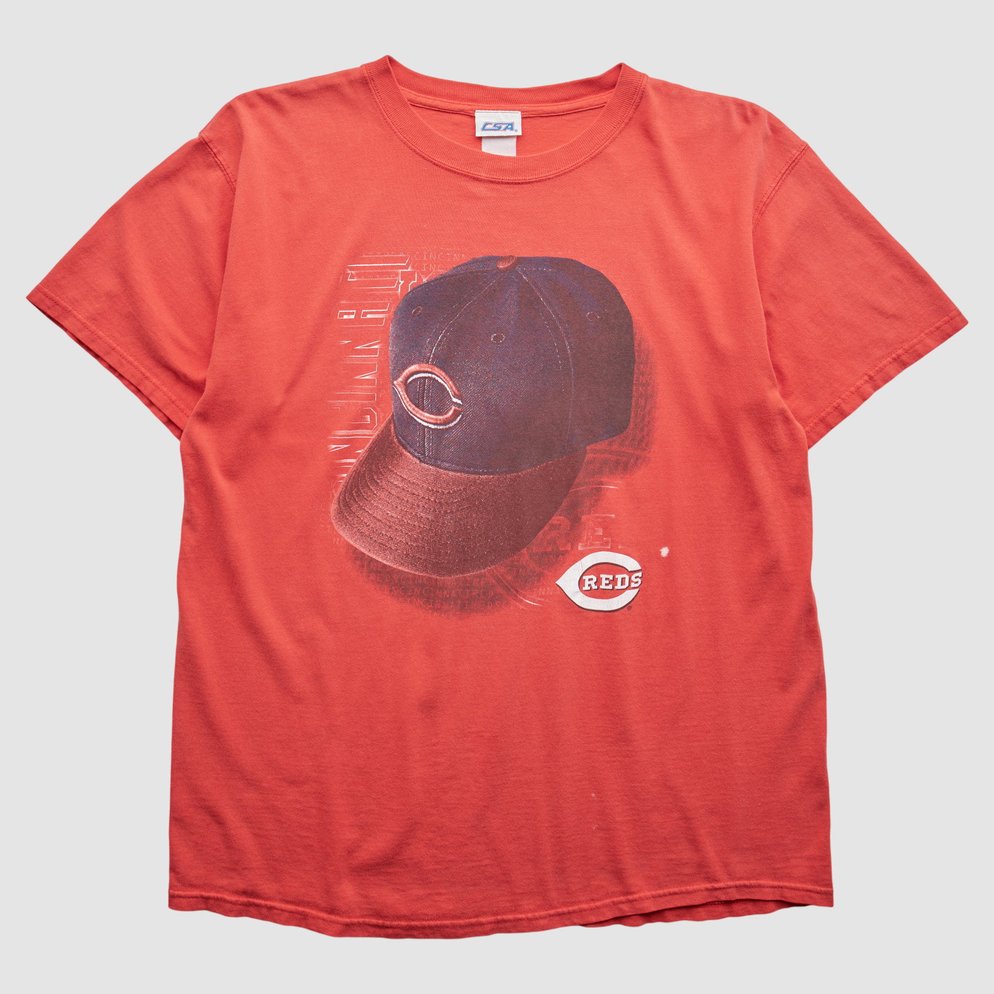 Cincinnati Reds CSA 2000s T-Shirt - Red - M by Fanatics Real Vintage