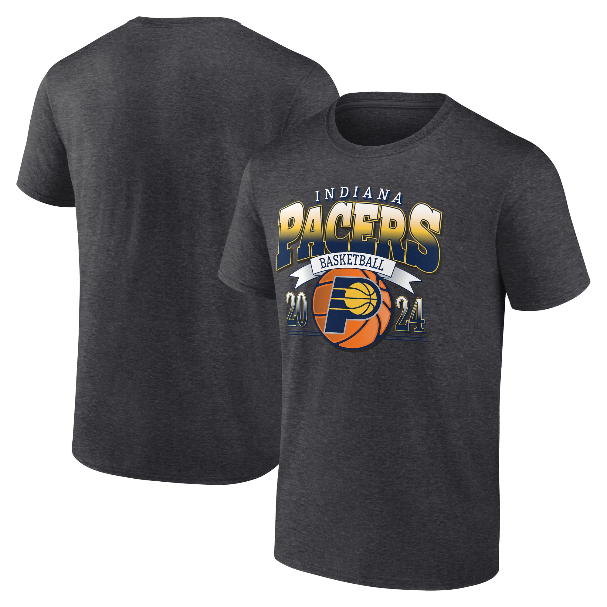 Men's Charcoal Indiana Pacers Fast Break Finisher T-Shirt