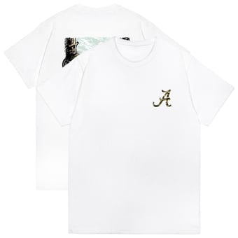 Unisex  White Alabama Crimson Tide Tusk Camo NIL T-Shirt