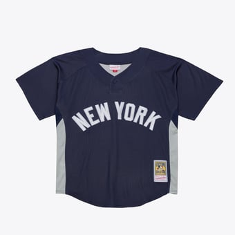 Men's Mitchell & Ness CC Sabathia Navy New York Yankees 2009 Authentic Batting Practice Jersey