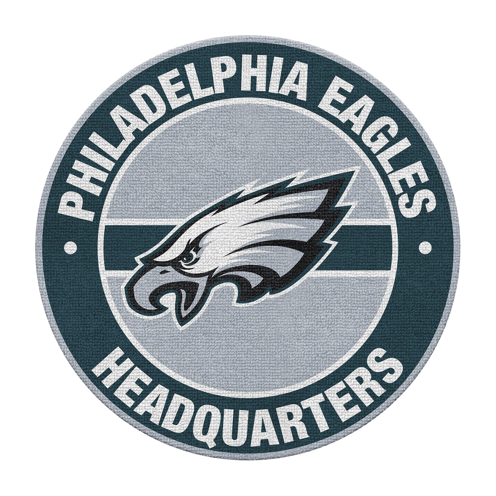 Imperial Philadelphia Eagles Round Headquarters Rug