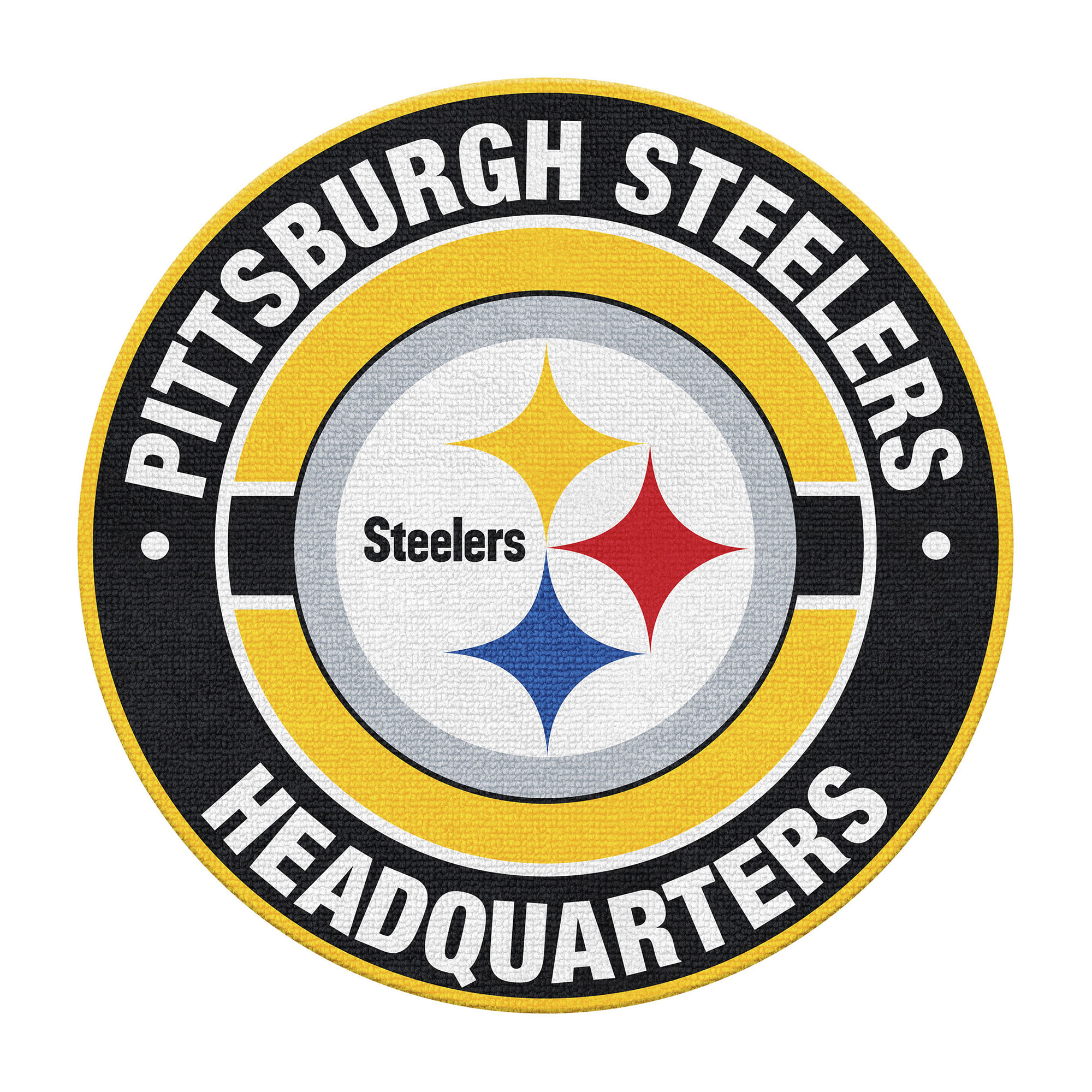 Imperial Pittsburgh Steelers Round Headquarters Rug